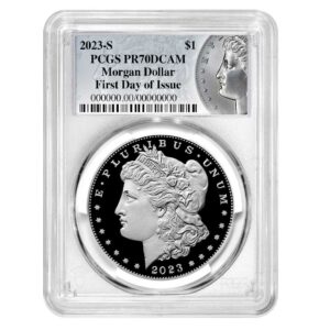 2023-S Proof $1 Morgan Silver Dollar PCGS PR70DCAM FDOI Morgan Label