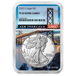2023-S Proof $1 American Silver Eagle NGC PF69UC San Francisco Core