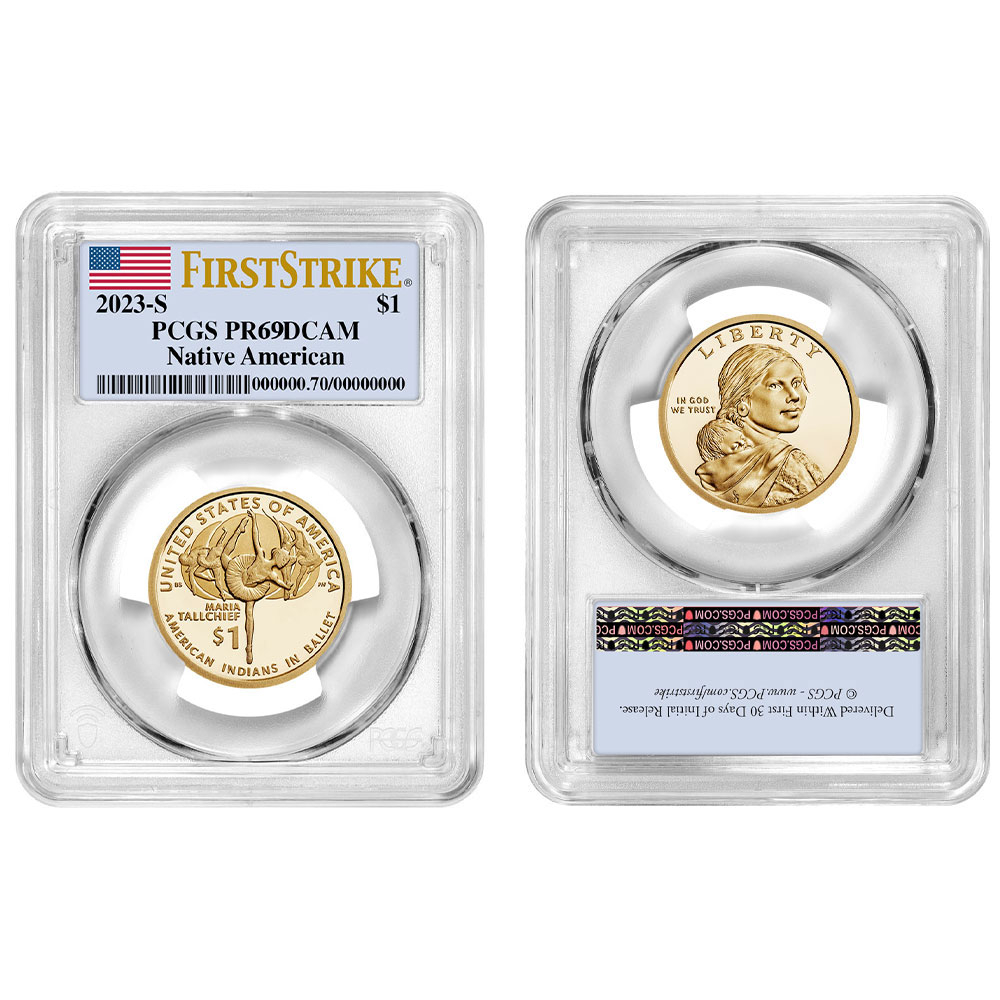 2023-S U.S. Clad Proof Set PCGS PR69DCAM FS Flag Label - Pinehurst