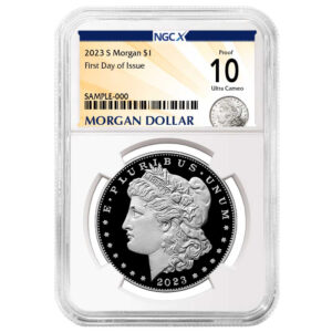 2023-S Proof $1 Morgan Silver Dollar NGCX PF10UC FDI Morgan X Label