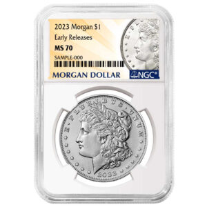 2023 $1 Morgan Silver Dollar NGC MS70 ER Morgan Label