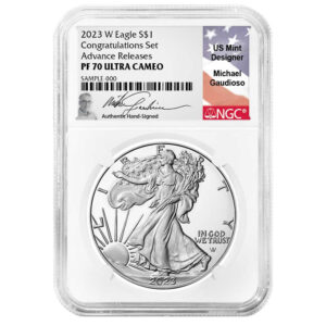 2023-W Proof $1 American Silver Eagle Congratulations Set