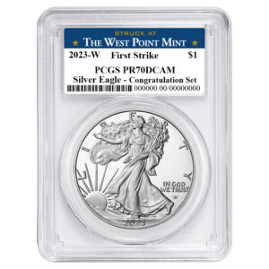 2023-W Proof $1 American Silver Eagle Congratulations Set