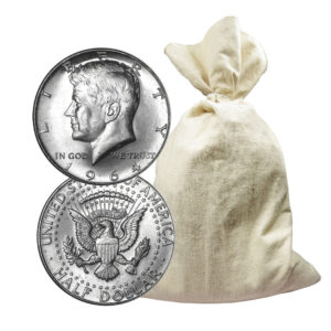 Bag of 200 - $100 Face Value Brilliant Uncirculated 90% Kennedy Half Dollars