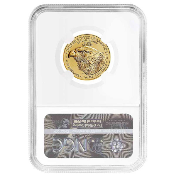 2023 $10 American Gold Eagle 1/4 oz NGC MS70 ALS Label - Pinehurst