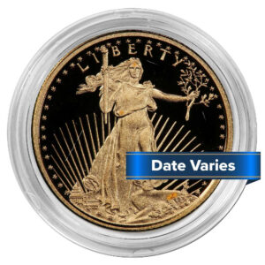 $50 Proof American Gold Eagle Impaired 1 oz Random Year