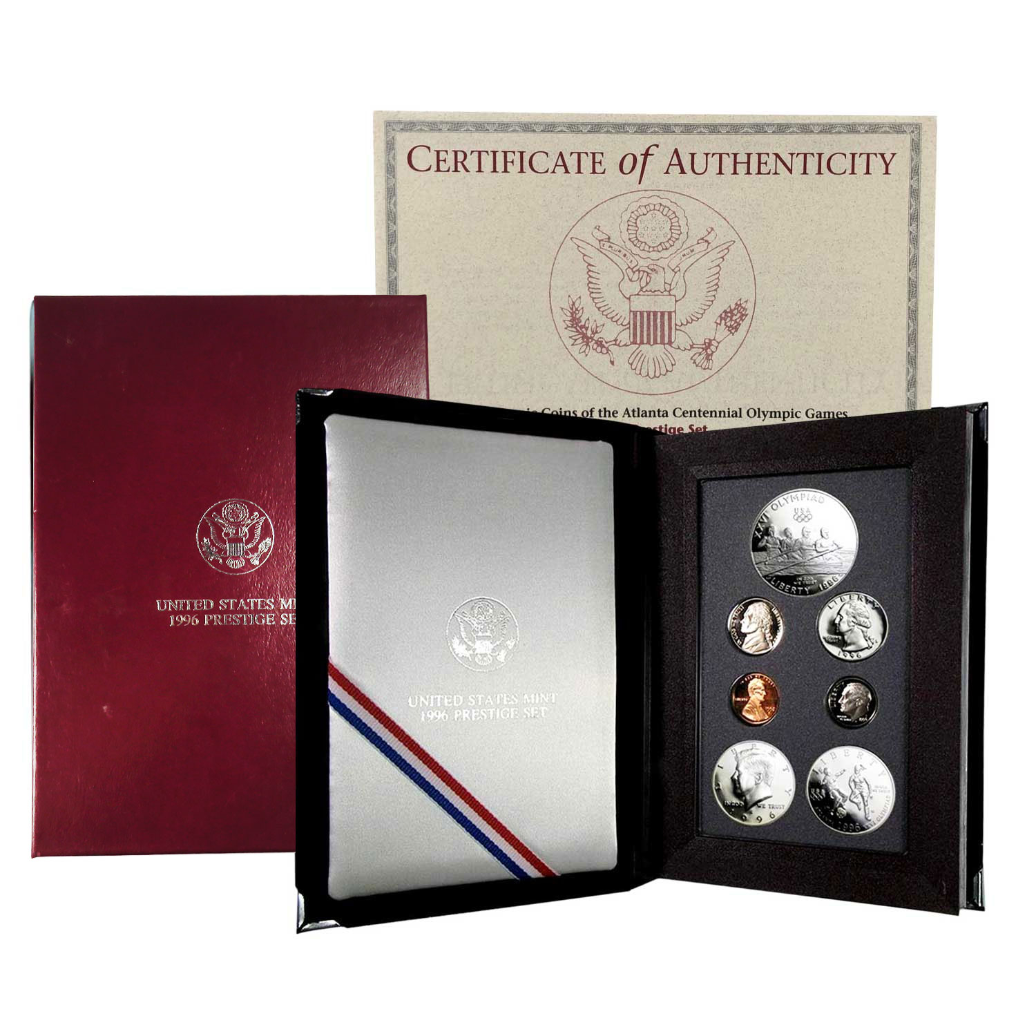 1996-S U.S. Prestige Proof Set Silver Dollar Atlanta Olympics