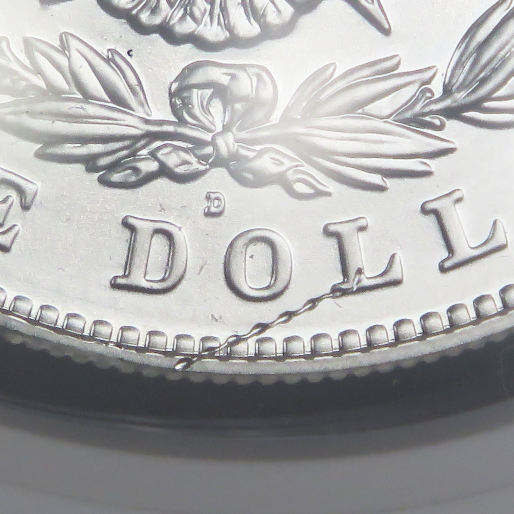 2021-D $1 Morgan Silver Dollar NGC MS69 Mint Error Reverse Struck