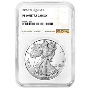 2022-W Proof $1 American Silver Eagle NGC PF69UC Brown Label