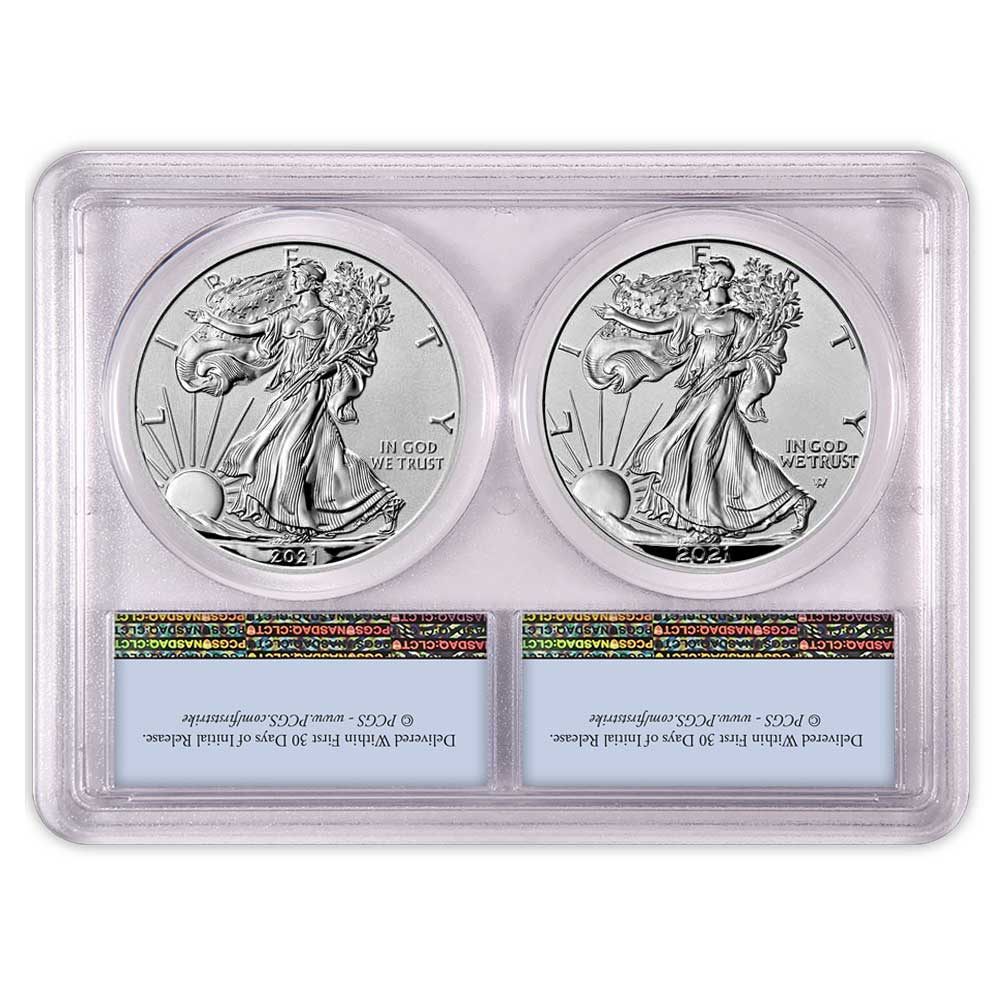 2021 $1 Type 2 American Silver Eagle | Pinehurst Coins