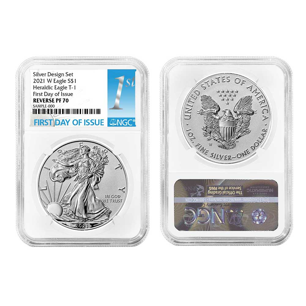 2021 $1 Type 2 American Silver Eagle | Pinehurst Coins