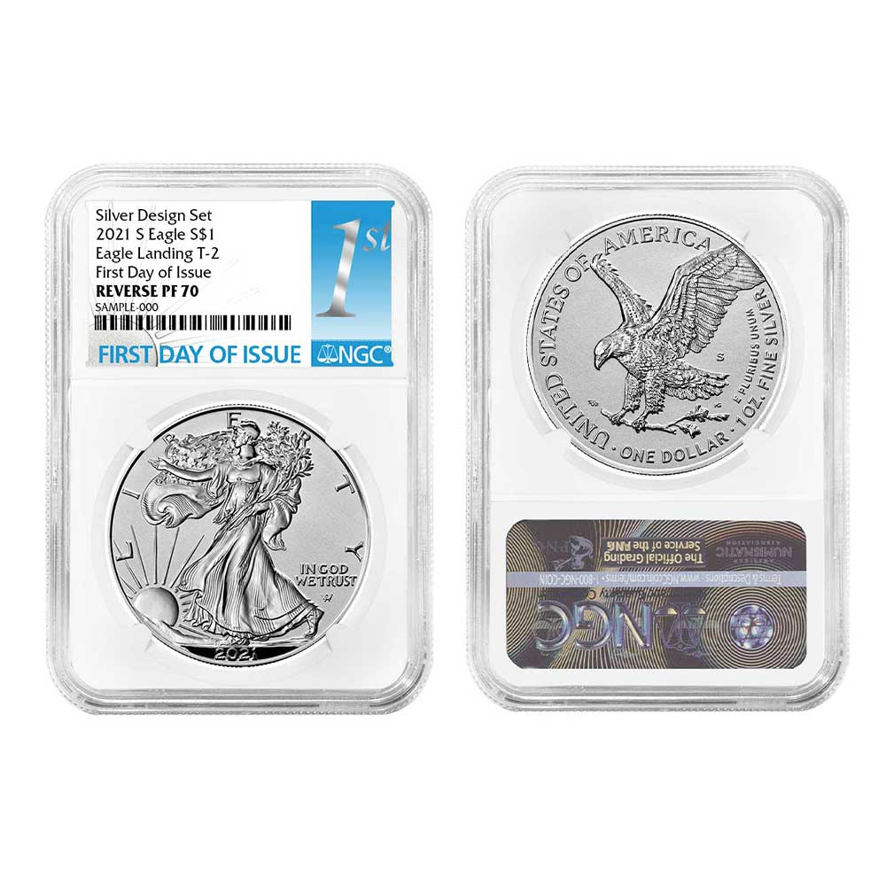 2021 $1 Type 2 American Silver Eagle | Pinehurst Coins