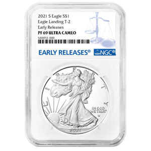 2021-S Proof $1 Type 2 American Silver Eagle
