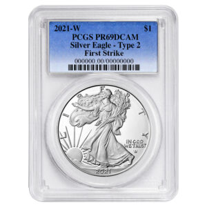 2021-W Proof $1 Type 2 American Silver Eagle
