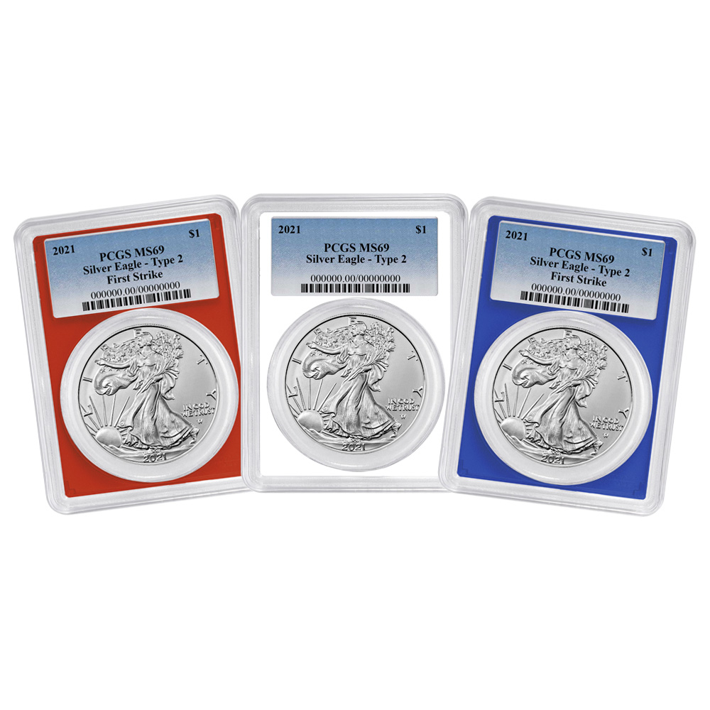 2021 $1 Type 2 American Silver Eagle | Pinehurst Coins