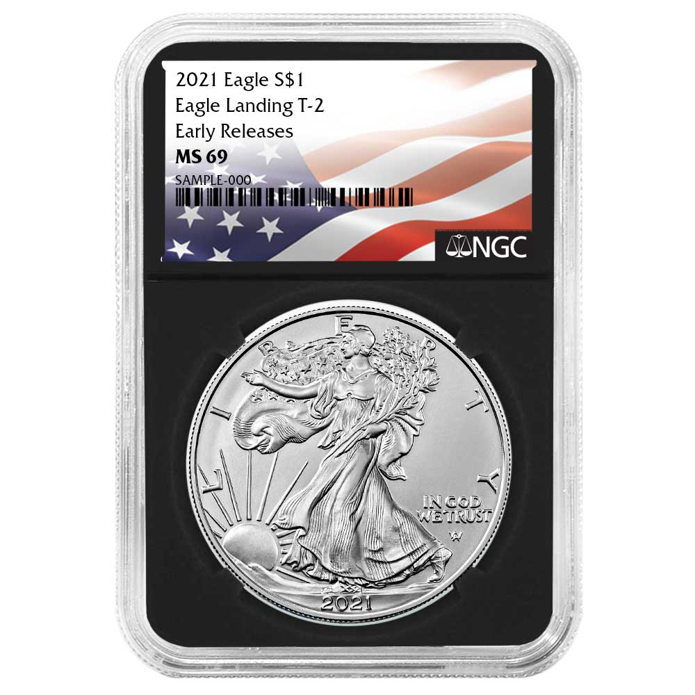 2021 $1 Type 2 American Silver Eagle | Pinehurst Coins