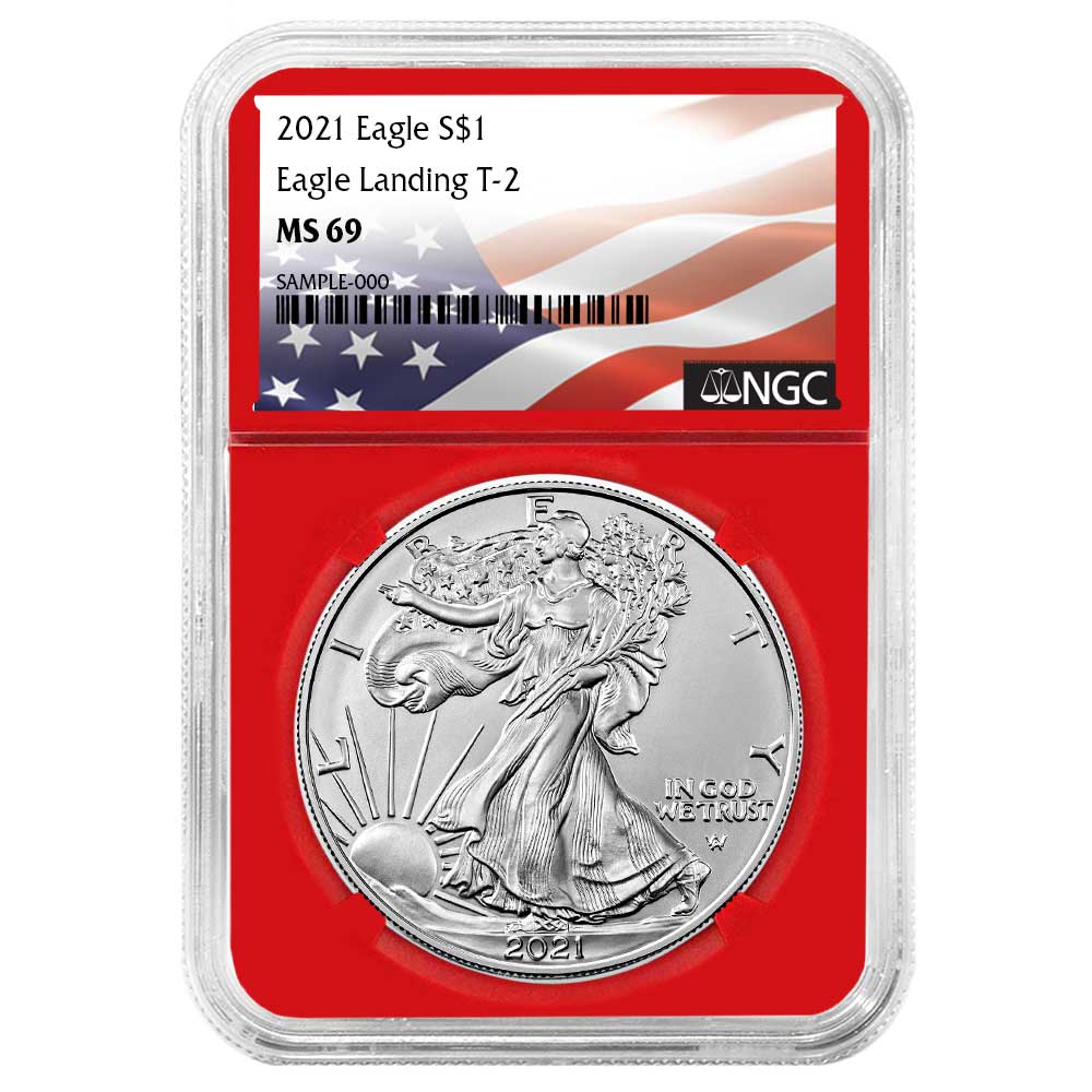2021 $1 Type 2 American Silver Eagle | Pinehurst Coins
