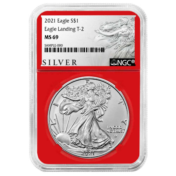 2021 $1 Type 2 American Silver Eagle | Pinehurst Coins