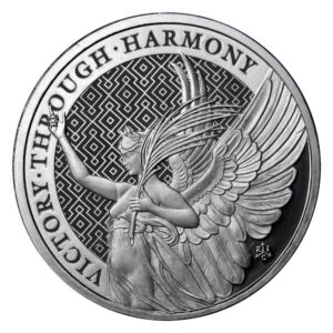 2021 U.K. 1 Pound St. Helena Silver Queen's Virtues Victory .999 1 oz BU