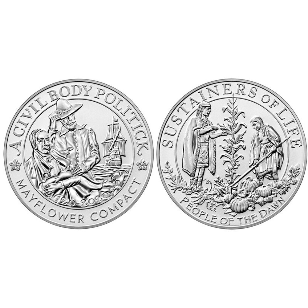 2020 400th Anniversary of the Mayflower Voyage Silver Proof Coin