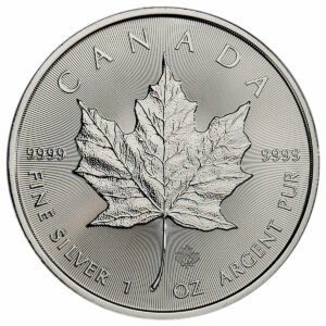 2021 $5 Silver Canadian Maple Leaf 1 oz Brilliant Uncirculated