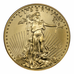 2021 $10 Type 1 American Gold Eagle 1/4 oz Brilliant Uncirculated