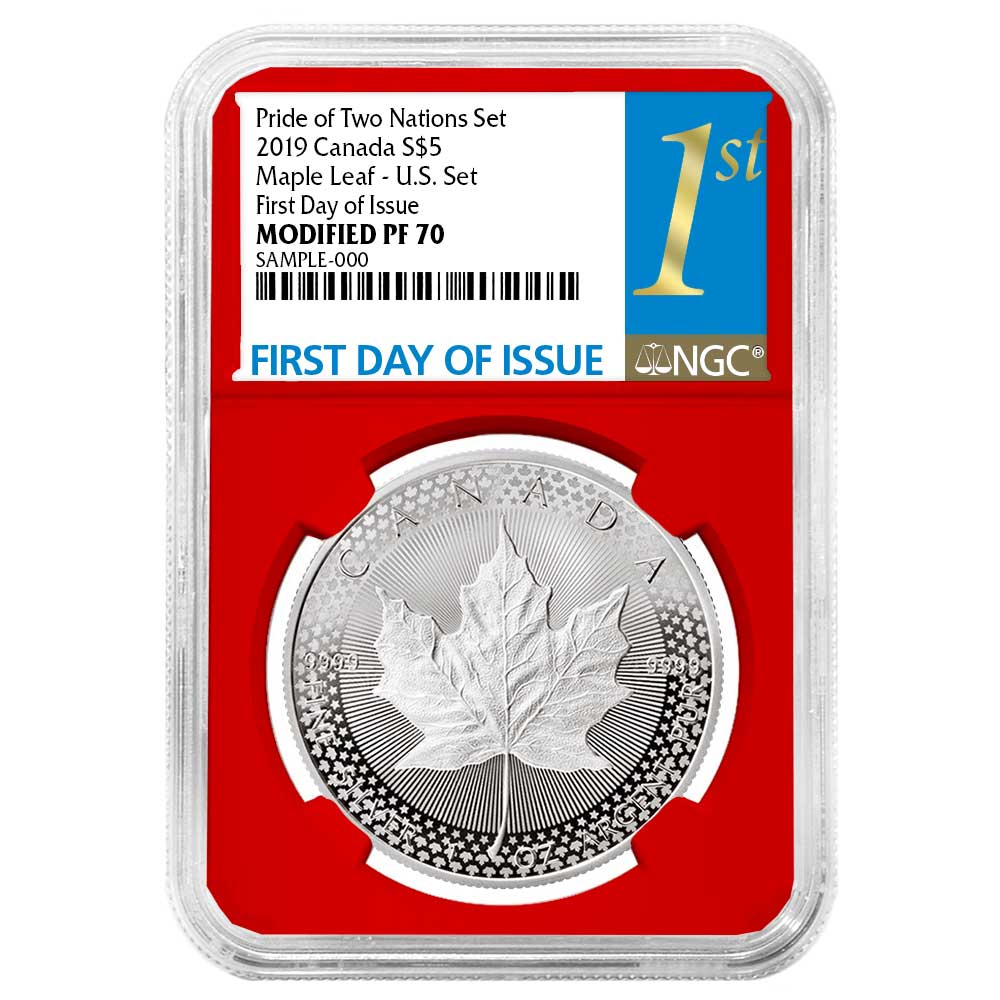 2019 $5 Silver Canadian Maple Leaf NGC PF70 FDI First Label