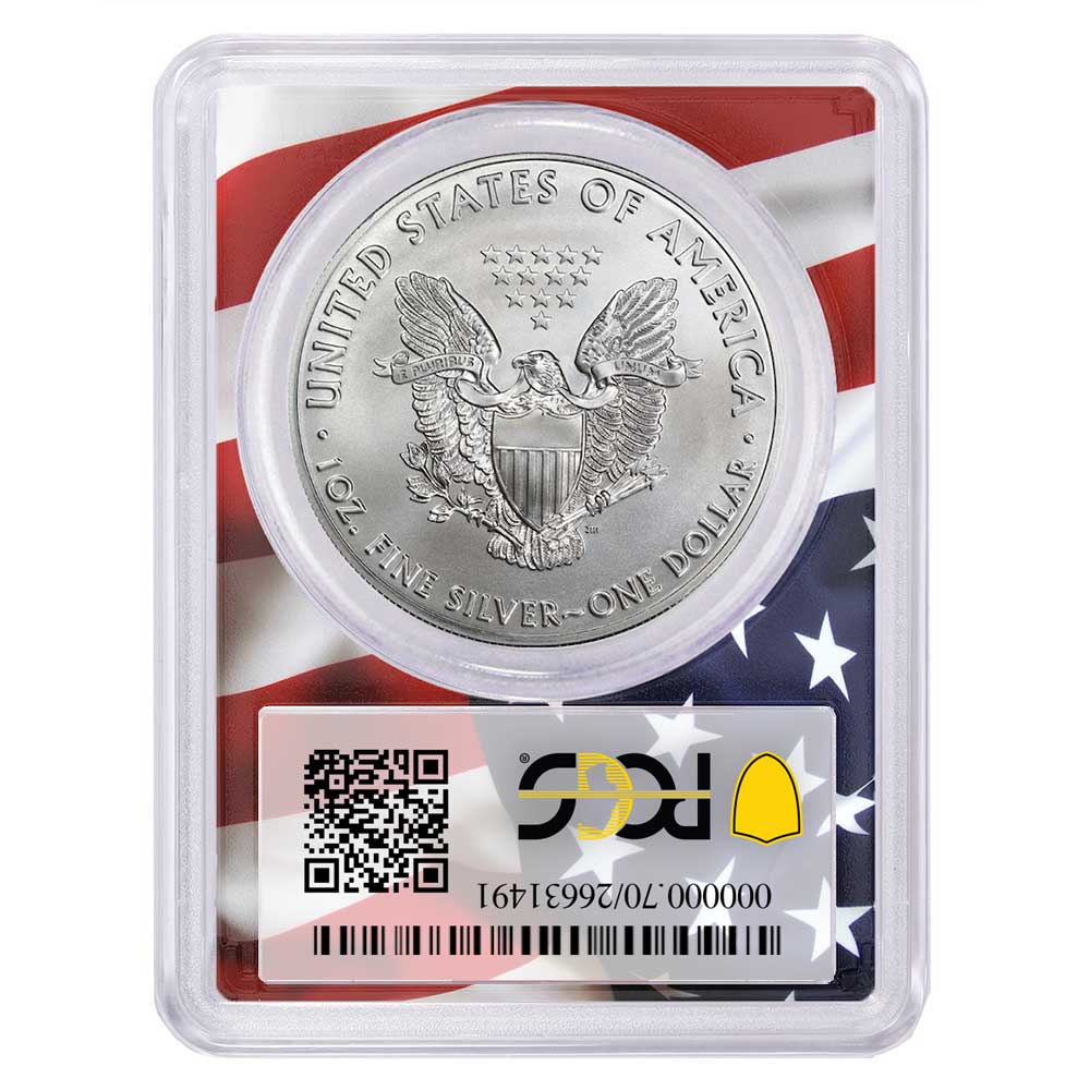 2020 (P) $1 American Silver Eagle PCGS MS69 Emergency Production