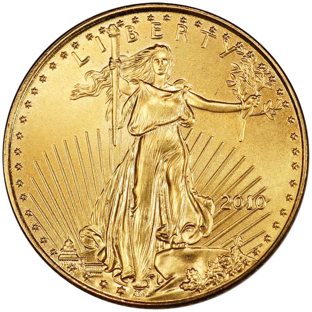 2010 American Eagle Gold Coins 1 10 Oz