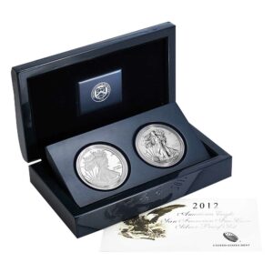 2012-S Proof $1 American Silver Eagle San Francisco 75th Anniversary 2pc Set Box, OGP & COA