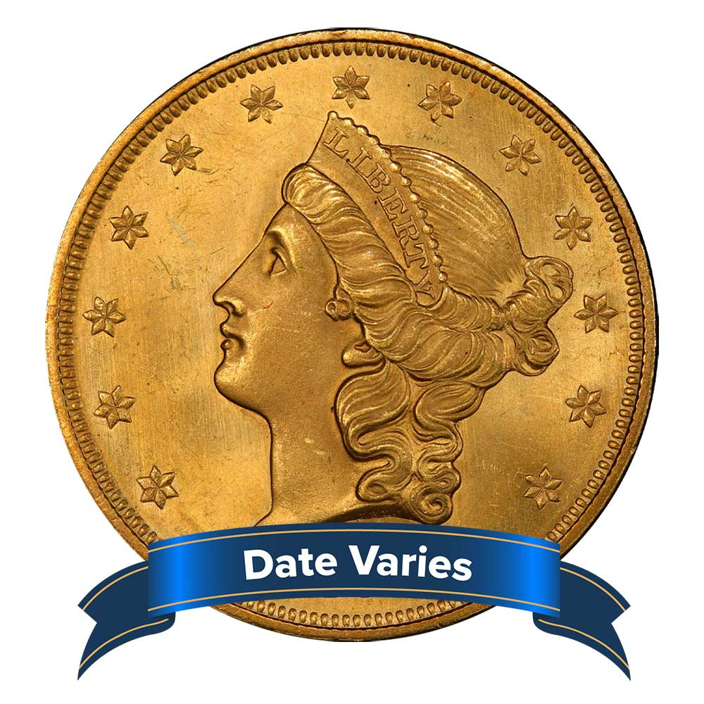 $20 Liberty Head Gold Double Eagle About Uncirculated Random Year