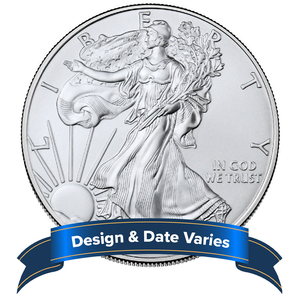 Lot of 40 - $1 American Silver Eagle 1 oz Random Year BU