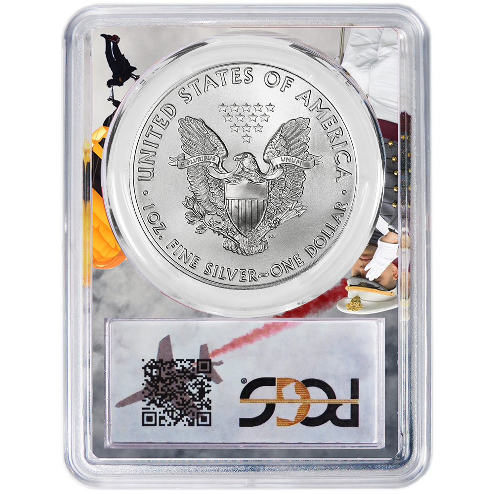 2019 $1 American Silver Eagle PCGS MS70 FS West Point Frame