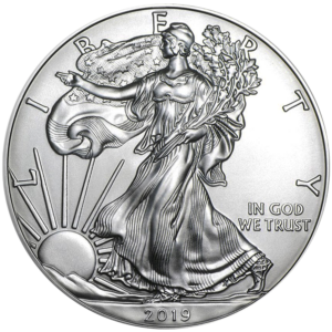 2019 $1 American Silver Eagle 1 oz Brilliant Uncirculated