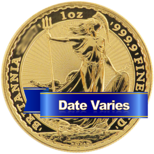 U.K. 100 Pound 1 oz Gold Britannia Brilliant Uncirculated Random Date