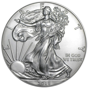 2018 $1 American Silver Eagle 1 oz Brilliant Uncirculated