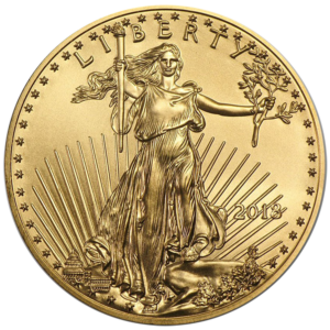 2018 $25 American Gold Eagle 1/2 oz Brilliant Uncirculated