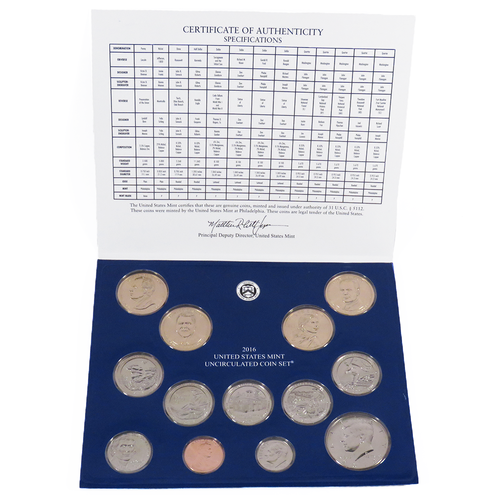 2016 U.S. Mint Set - Pinehurst Coins