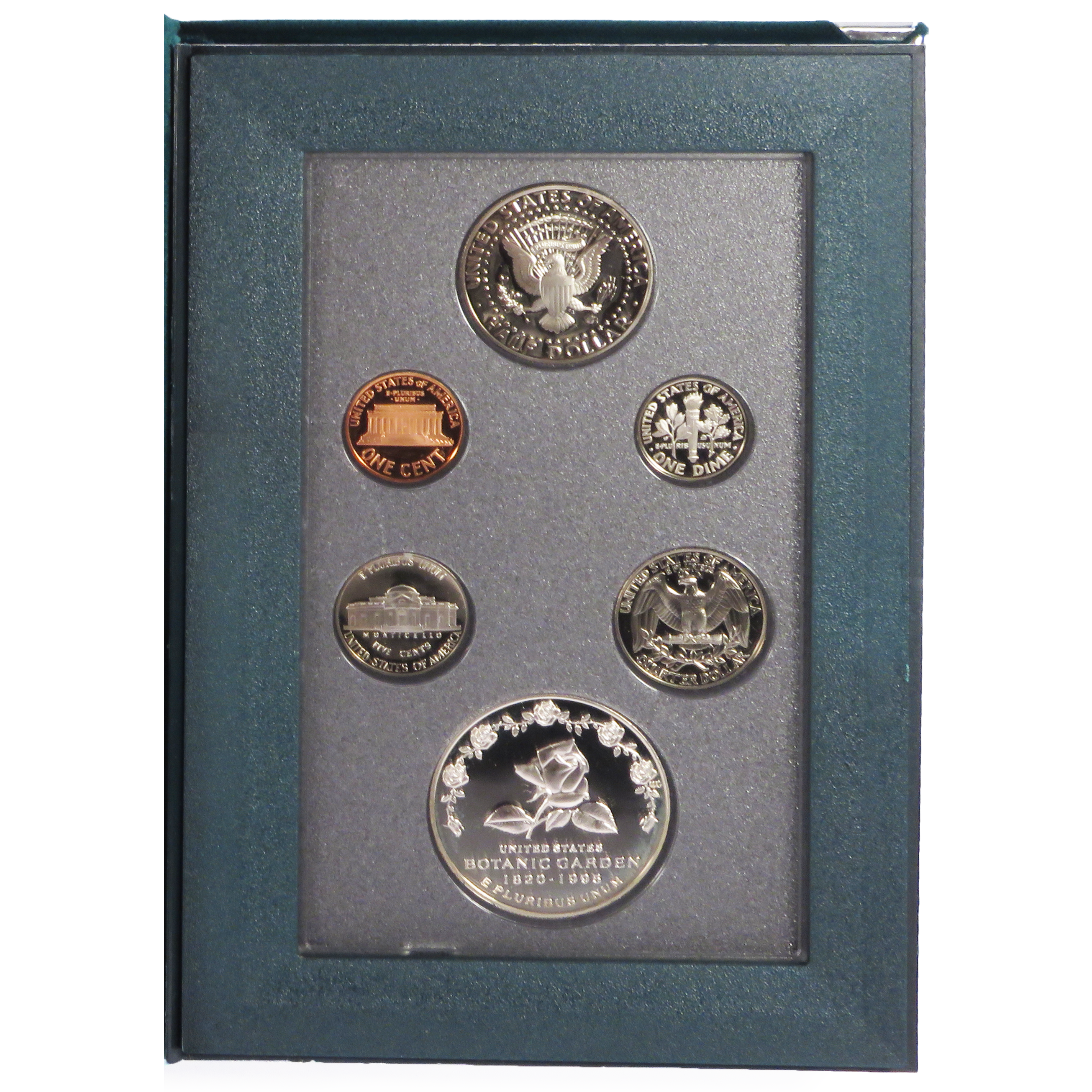 Depp Coin　セット 1997 U.S. Prestige Proof Set Silver Dollar Botanic Gardens