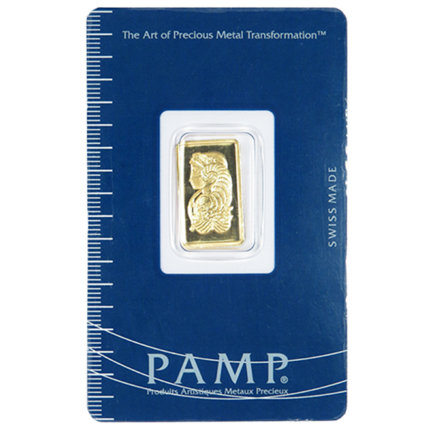 2.5 Gram Pamp Suisse .9999 Fine Gold Bar Secondary Market Pinehurst Coins