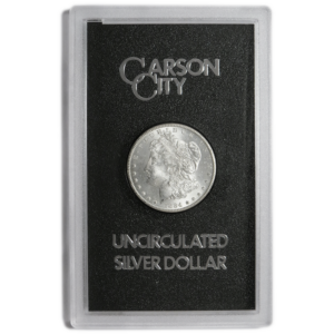 1884-CC $1 Morgan Silver Dollar GSA Uncirculated, Box & COA