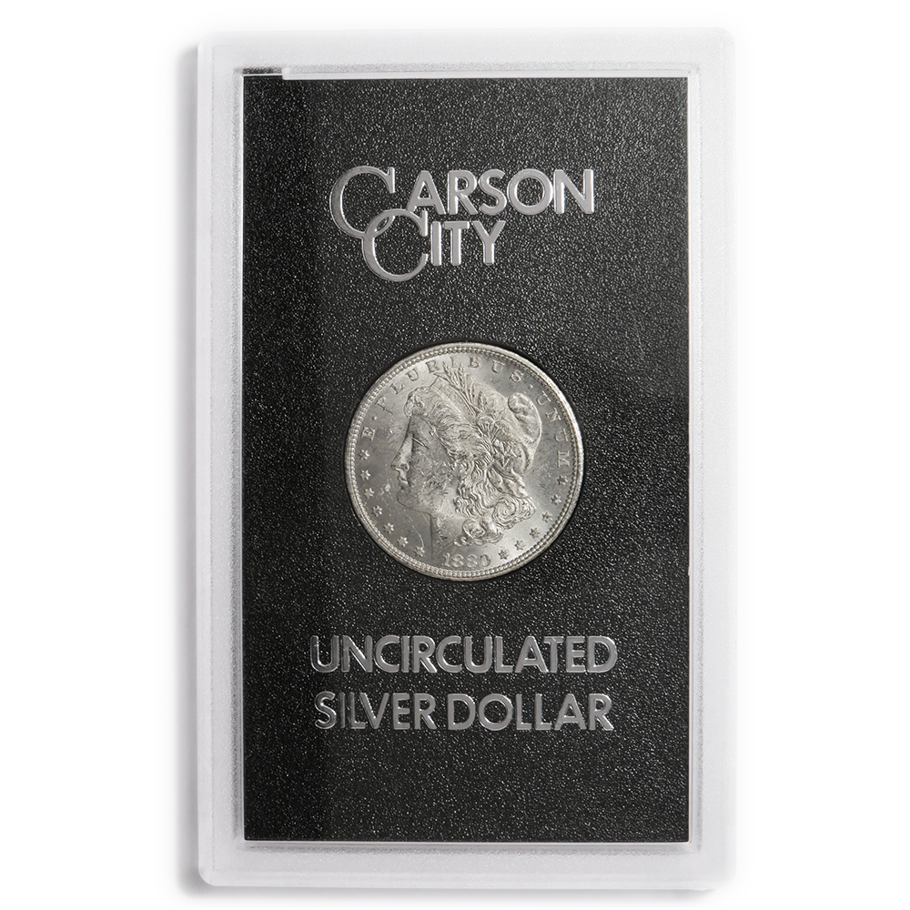 1880-CC $1 Morgan Silver Dollar GSA Uncirculated w/Box and COA
