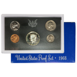1968-S U.S. Clad Proof Set 40% Kennedy