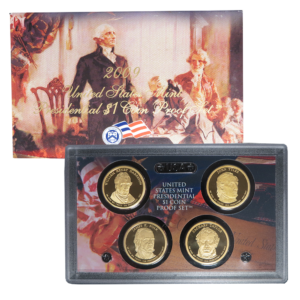 2009-S U.S. Presidential Proof Set Harrison Tyler Polk Taylor
