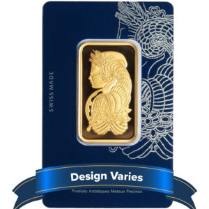 1 Troy oz Pamp Suisse Gold Bar .9999 Fine Fortuna Veriscan