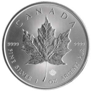 2014 $5 Silver Canadian Maple Leaf 1 oz Brilliant Uncirculated