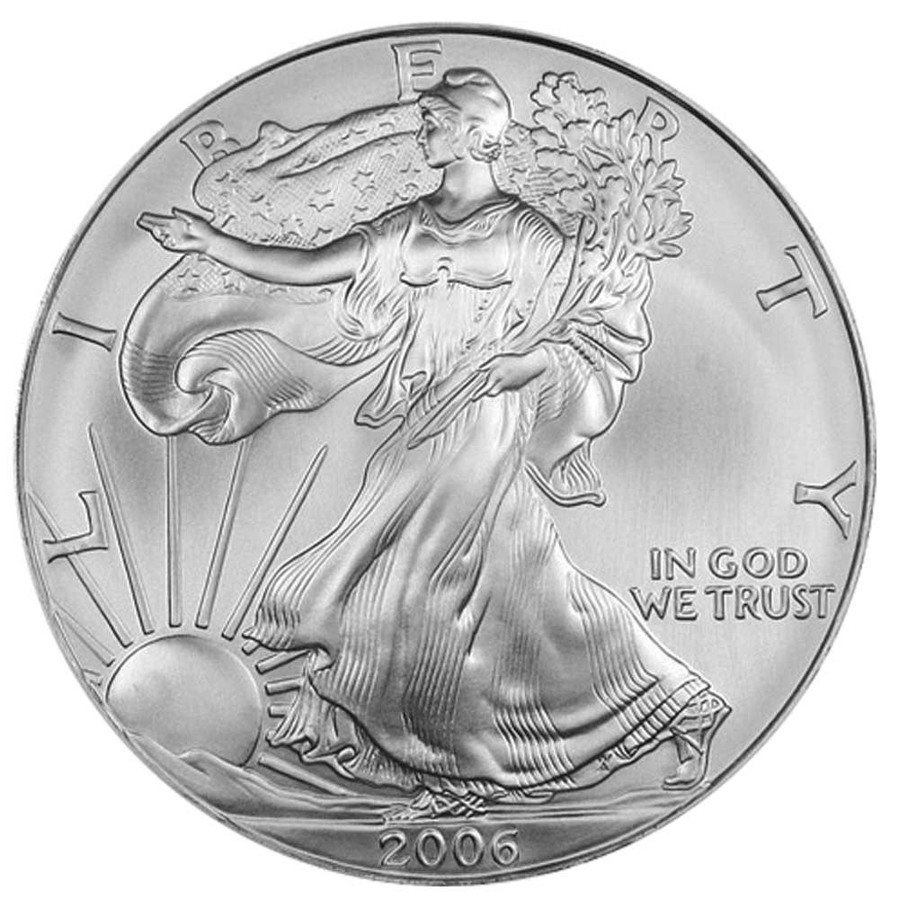 2006 $1 American Silver Eagle 1 oz Brilliant Uncirculated