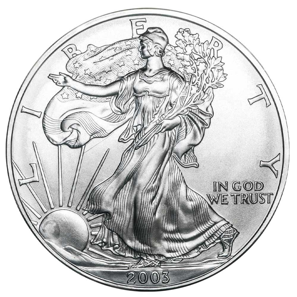 2003 $1 American Silver Eagle 1 oz Brilliant Uncirculated Coin