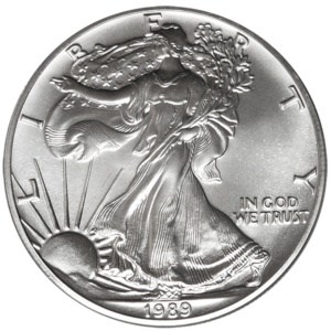 1989 $1 American Silver Eagle 1 oz Brilliant Uncirculated