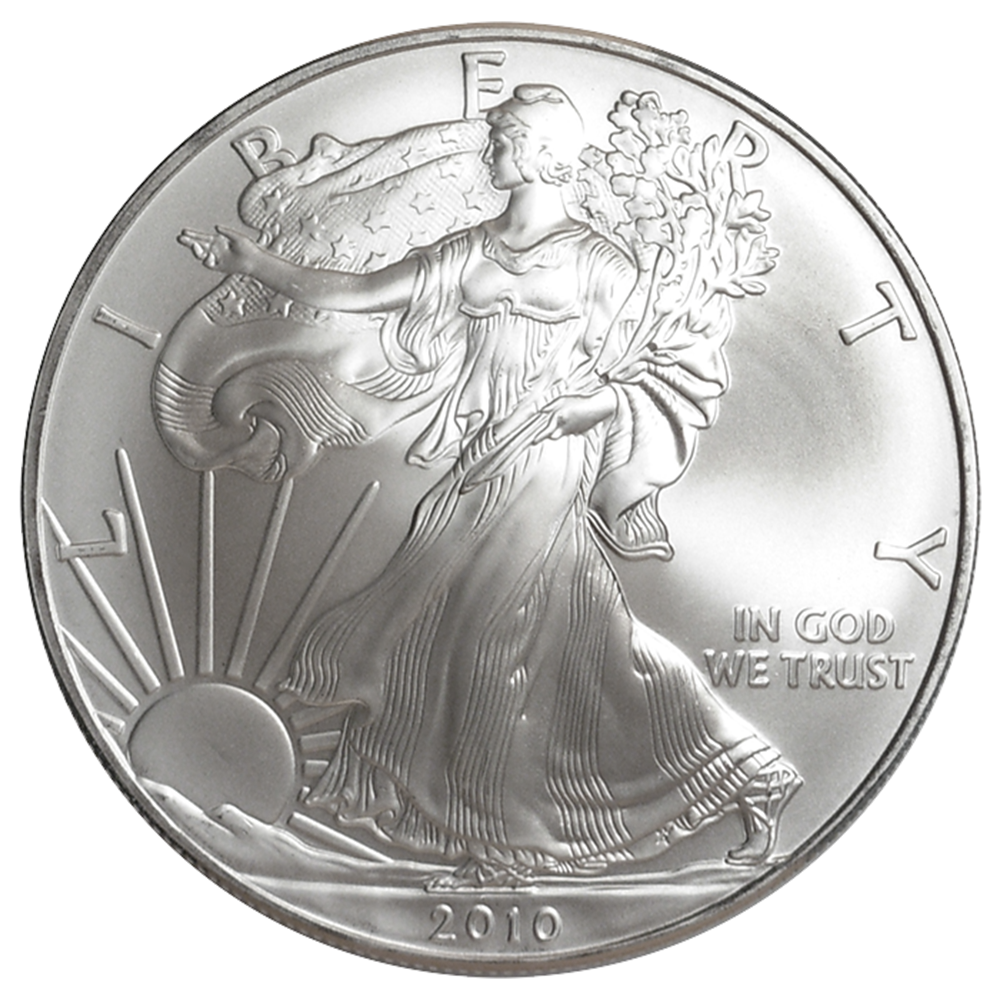 イーグルアメリカ1オンス2010年 2010 $1 American Silver Eagle 1 oz Brilliant Uncirculated Coin